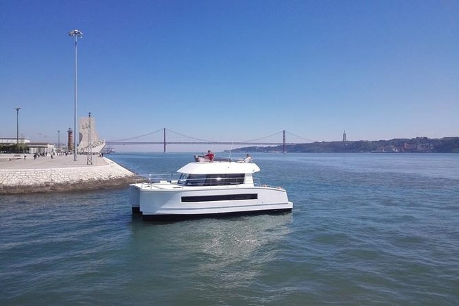 1H power catamaran up to 18 people in Lisbon - What You Actually Get Onboard: Snacks, Drinks, and the Skipper