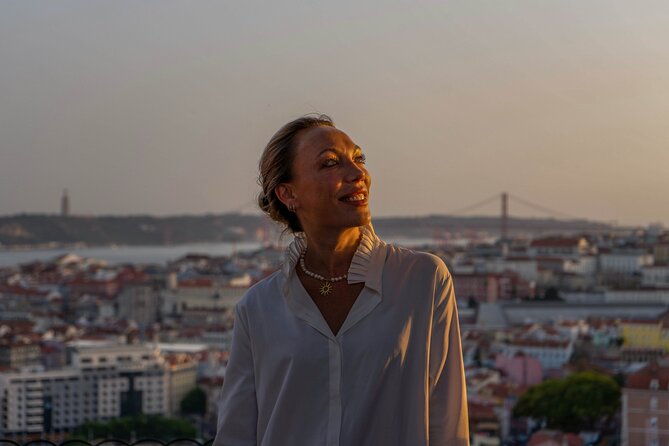 1h Secret Lisbon by Tuk Tuk - Mouraria, Graça & Alfama - Stop 2: Miradouro da Graca viewpoint and the Sophia de Mello Breyner Andresen link