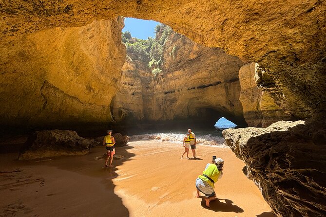 2-Hour Kayak through the Sea Caves of Benagil - What to expect at your one main stop (including photos and a swim)