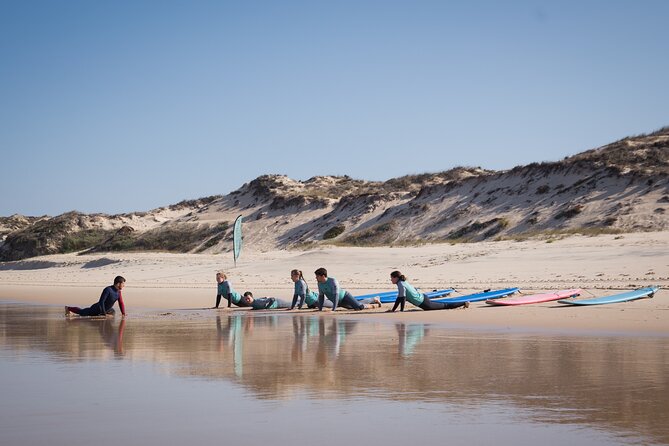 2-Hour Surf Lesson in Alentejo - The 2-hour flow: theory, warm-up, then 90 minutes to practice