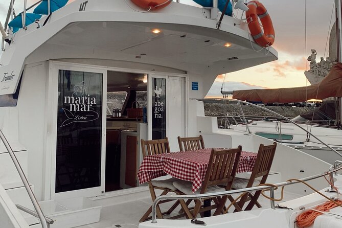 2H Lisbon Private Luxury Catamaran Tour with Welcome Drink - A 2-hour private luxury catamaran for up to 14