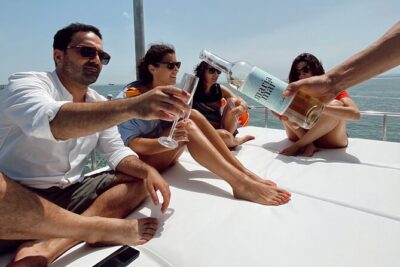 2H Lisbon Private Luxury Catamaran Tour with Welcome Drink - Getting on board at Doca de Belém: start where the river is cinematic