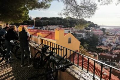7 Hills and 14 Viewpoints - Lisbon E-Bike Tour - The Miradouros: Sao Pedro de Alcantara to Senhora do Monte