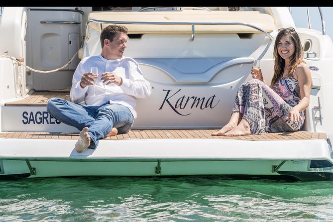 Afternoon yacht charter in lagos with drinks, tapas, paddle boards and kayak - How the crew runs the route on Karma