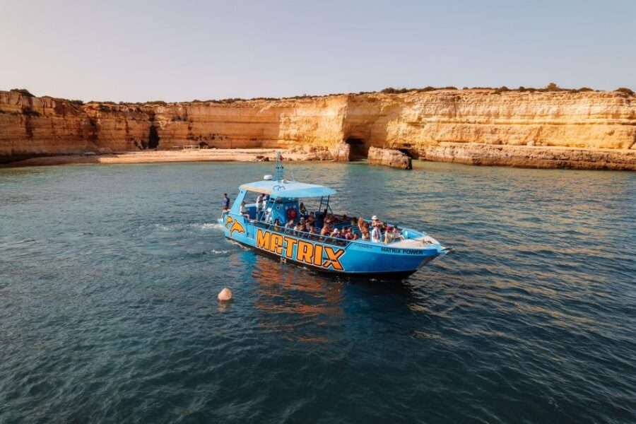 Albufeira: 2.5-Hour Dolphin Watching and Caves Trip - Benagil Cave Entry: What You Should Expect Once You Go In