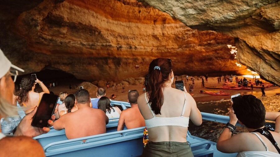 Albufeira: 2.5-Hour Dolphin Watching and Caves Trip - Dolphin Spotting Offshore: How the Crew Tries (and What You Can’t Control)
