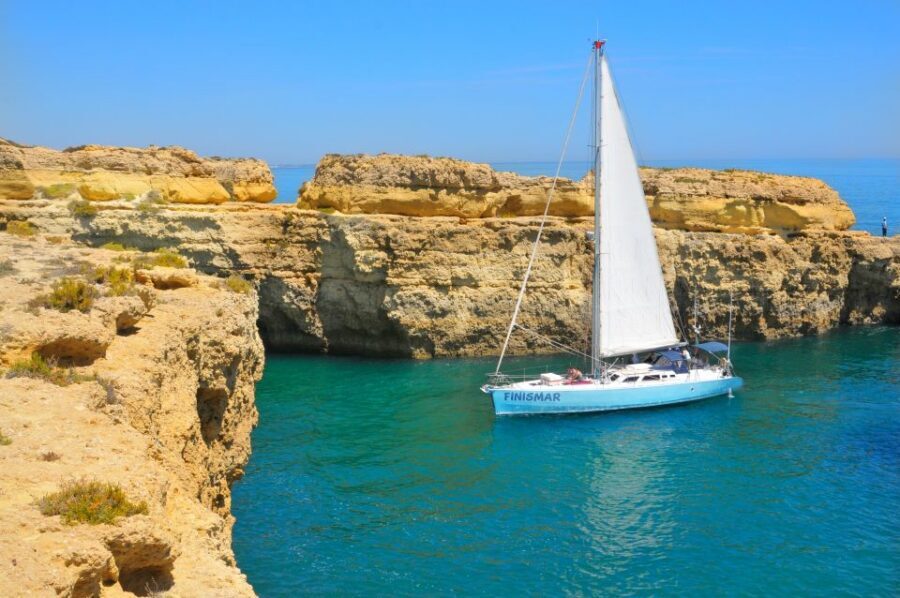 Albufeira: 3-Hour Yacht Daytime/Sunset Cruise to Benagil - The Crew’s Stories and Your Captain’s Swim Decision