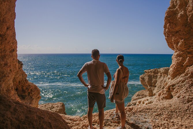 Albufeira: Benagil, Algar Seco, Marinha & 7 Hanging Valleys Tour - Stop 1: Benagil Cave viewpoints without stepping on the sand
