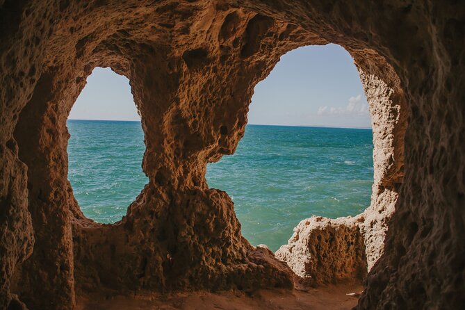 Albufeira: Benagil, Algar Seco, Marinha & 7 Hanging Valleys Tour - Stops 2 and 3: Algar Seco (including the Window to the Sea)