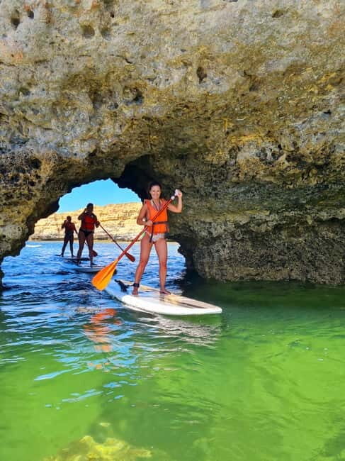 Albufeira: Caves and Beaches SUP Paddleboarding Tour - The Desert Beach Stop: A Quick Reset on Land