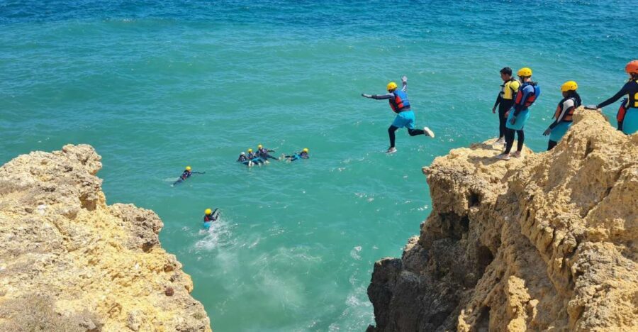 Albufeira: Guided Coasteering Tour with Cliff Jumping - Coasteering in Albufeira: what you’re really doing in 2 hours