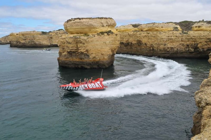 Albufeira: High-Adrenaline Jet Boat Ride - Jet Boat Speed Meets Algarve Caves at Albufeira Marina