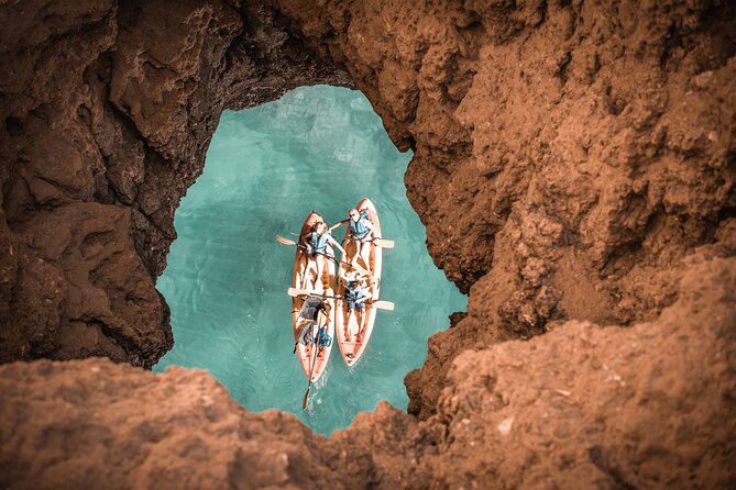 Albufeira Kayak Cave Tour – Hidden Beaches & Cliffs - Route and what each stop is like: Coelhinha to Arrifes to São Rafael