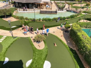 Albufeira: MiniGolf Adventure Park Entry Ticket - The 20-hole course with waterfalls: what you’ll be doing for about 45 minutes
