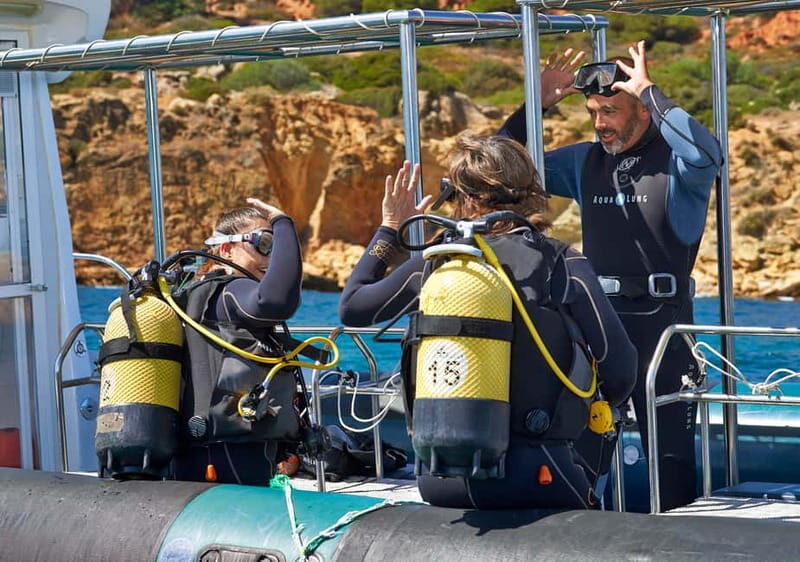 Albufeira: Scuba Diving Experience for Beginners - The Boat Trip and the First Open-Water Session