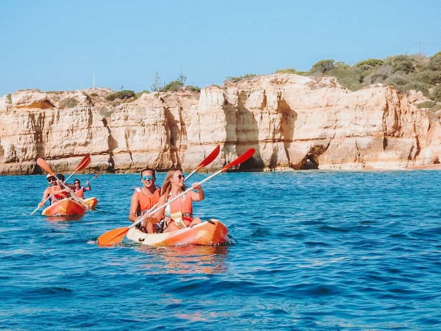 Albufeira: Secret Caves & Beaches Kayak Tour with Swim Stop - Safety briefing first, then kayak basics that actually help