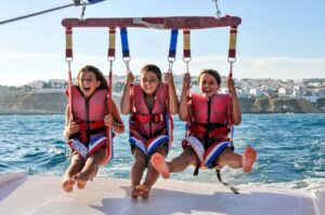 Albufeira: Single, Double or Triple Parasailing Tour - Getting to the action: Albufeira Marina check-in and what happens first