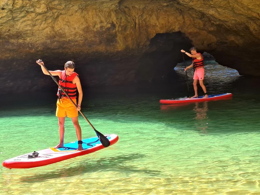 Albufeira: Stand Up Paddle Lesson and Coastal Tour - Albufeira SUP tour: sea caves, cliffs, and a real lesson in 2.5 hours