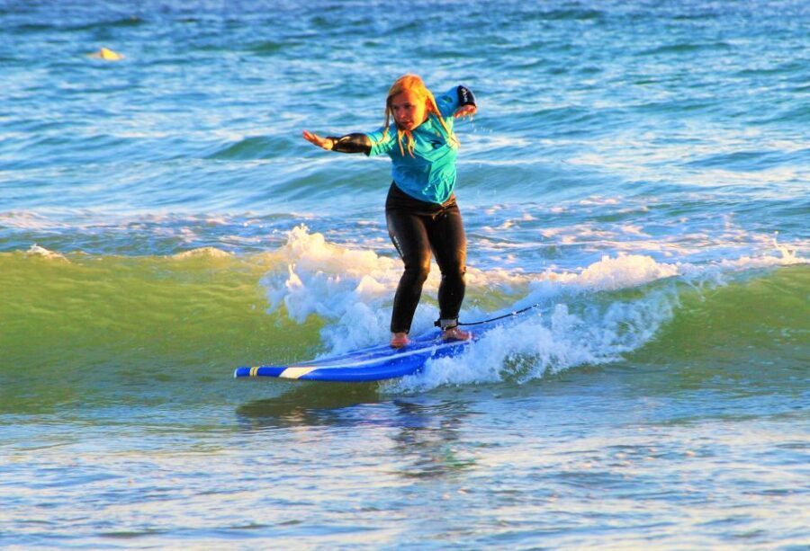 Albufeira: Surfing Lesson at Galé Beach - The 2-Hour Lesson Flow: Warm-Up to Wave Time