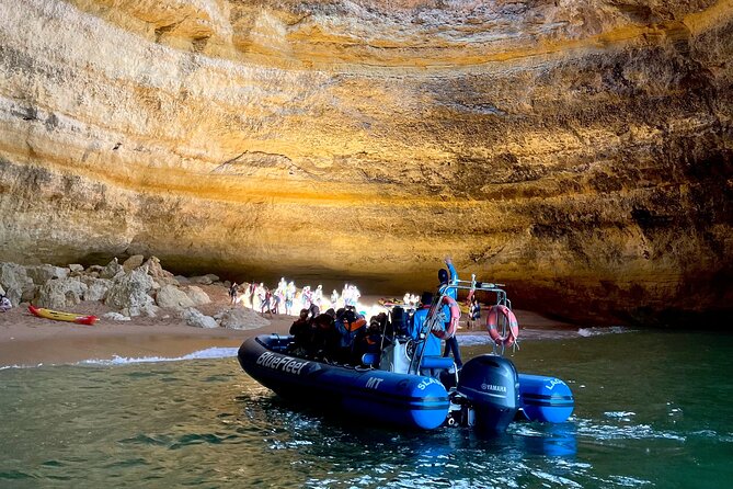 Algar de Benagil from Lagos - More than one cave: the coastline adds variety