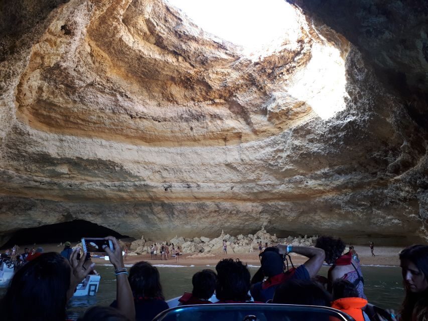 Algarve: Boat Trip to the Caves of Benagil - The Arade River cruise: Ferragudo Castle and coastline views first