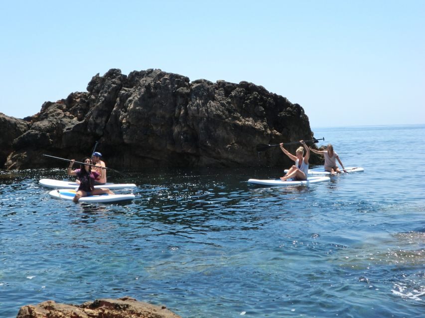 Algarve: Stand Up Paddle Tour w/ Snorkeling to Ingrina Caves - Getting There: Meeting Point by The Den Café and a Short Van Ride