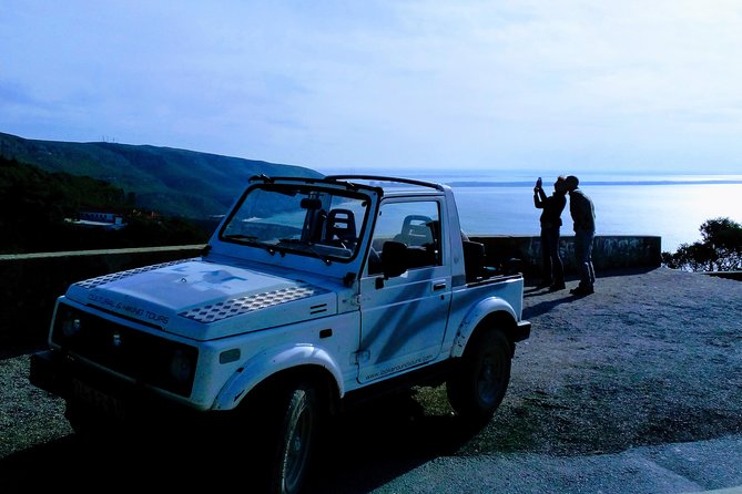 Arrábida Jeep Tour – Incredible Market & Hidden Gems - Portinho da Arrábida: sea-sun-sky in a small slice of time