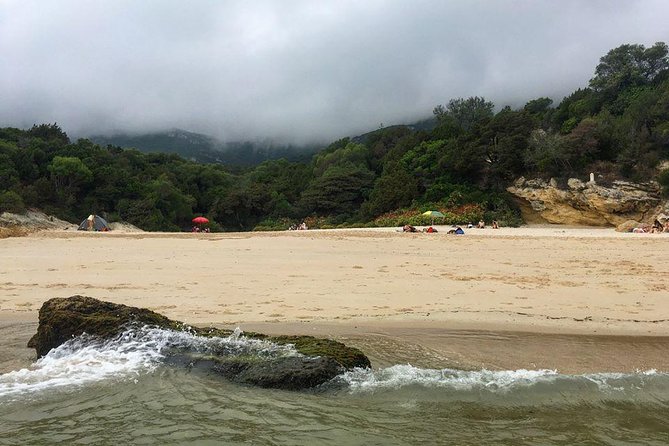 Arrabida Safari – Europe's Most Beautiful Beach & Hidden Gems - Stop for snacks with mountain-and-ocean views