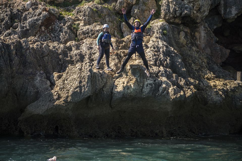 Arrábida: Setubal, Sesimbra Coasteering & Speedboat Tour - Climb, Swim, and Jump: How the Activity Actually Flows