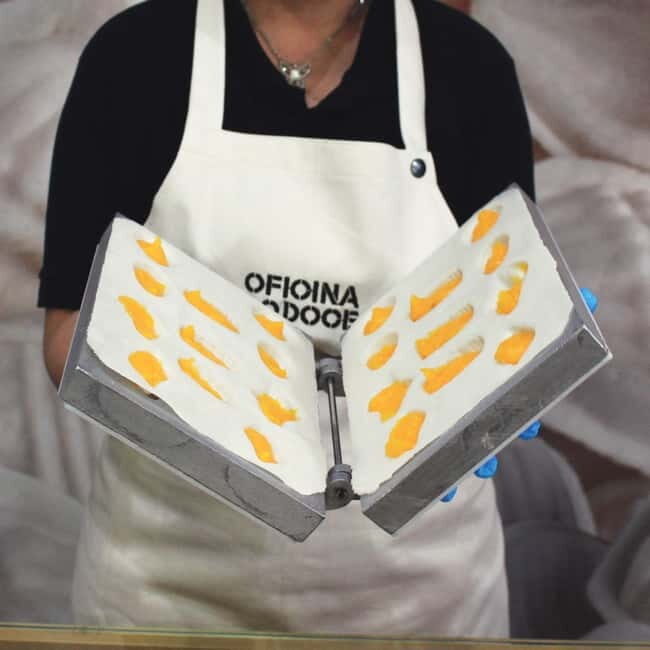 Aveiro Ovos Moles Workshop - Hands-On Magic: Filling Wafers and Cutting the Figures