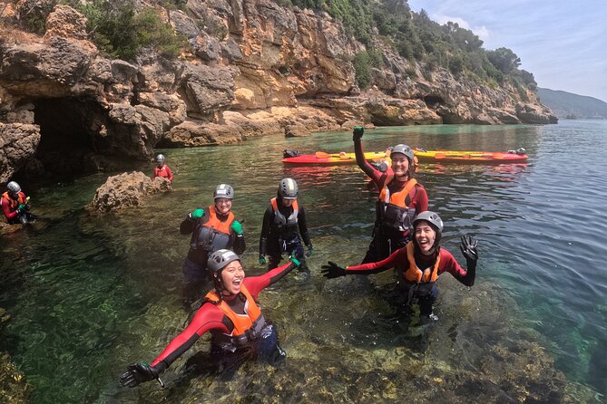 Award Winner Premium Kayak and Coasteering Adventure with Lunch - Lisbon pickup and the Arrábida day plan