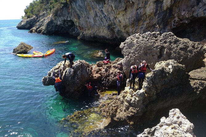 Award Winner Premium Kayak and Coasteering Adventure with Lunch - Anicha Beach: snorkeling and the picnic lunch moment