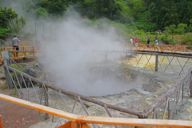 Azores: Shore Excursion Furnas - Crater volcano and hot springs - Terra Nostra Park hot pool: optional, extra cost, very tempting