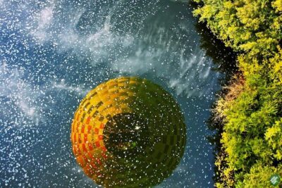Balloon Ride with Complimentary Drink from Coruche - Sorraia River from above: how to read the scenery when you’re airborne