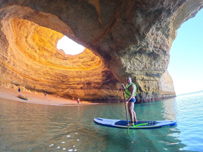 Benagil: Benagil Caves Guided Kayak Tour with Free 4K Photos - Praia da Marinha and the extra caves: the route makes the day