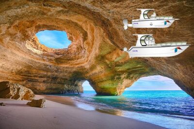 Benagil Cave Boat Tour - Catamarans or Rib - 2 H From Portimão - The cruise route: Praia Grande and Santa Catarina scenery