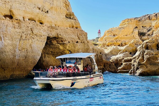Benagil Cave Boat Tour - Catamarans or Rib - 2 H From Portimão - Comfort and crowd reality: seats, engine fumes, and photo positions