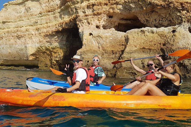 Benagil Cave - Sunrise or Sunset Kayak Tour (Small groups) - Praia da Marinha views: the postcard coast from the water