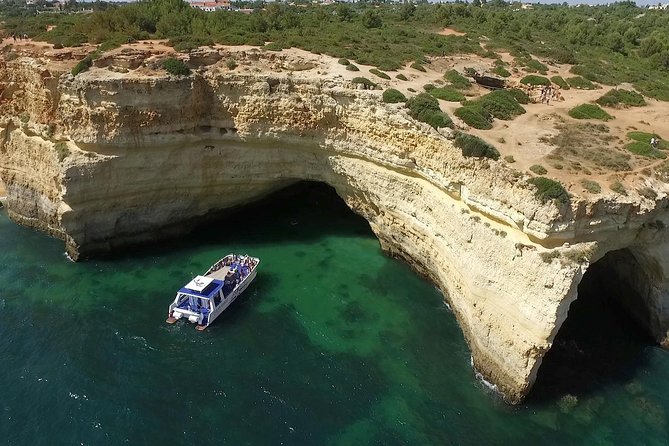 BENAGIL Cave Tour - Nossa Senhora da Rocha, the chapel area, and the Yellow Submarine moment