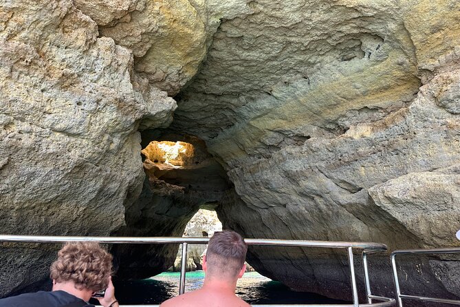 Benagil Caves & Coast from Portimão on an Eco-Friendly Catamaran - Farol de Alfanzina cave: the deep entry stop