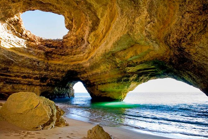 Benagil Caves & Praia da Marinha with multilingual guide - Algar Seco and A Boneca: the erosion maze between the big names