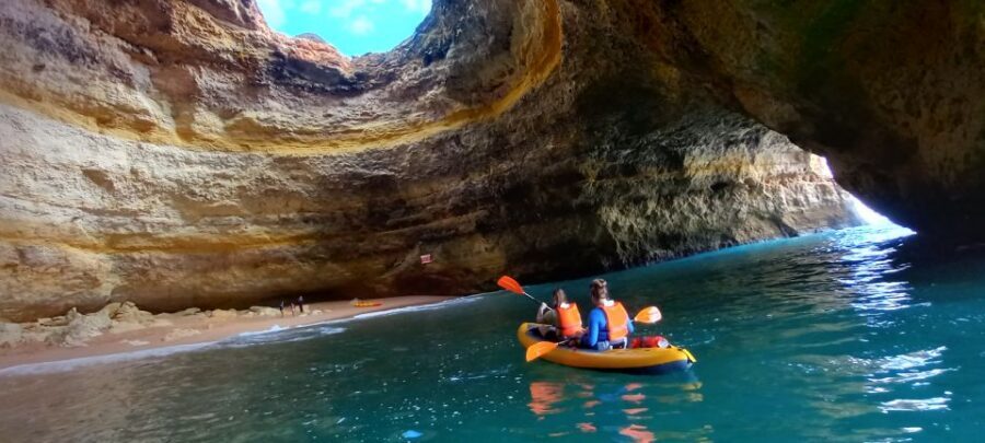 Benagil Caves: small group Kayaking Tour with a Local Guide - The Algar de Benagil Stop: Photos, Scale, and That “How Is This Real?” Moment