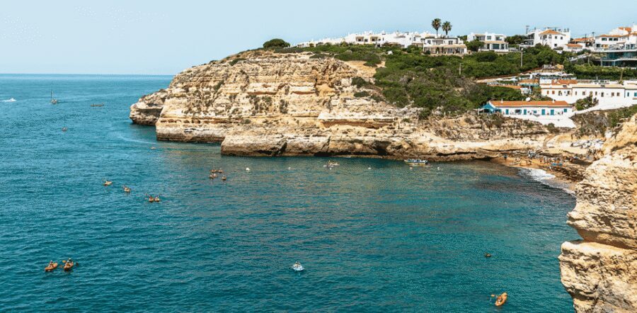 Benagil: Kayak Adventure - Your Main Stop: Benagil Sea Cave With Geology and Fossil Talk