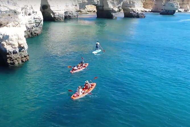 Benagil Kayak Guided Tour Secret Beaches and Caves 2h - Guides and group flow: Rodrigo, Nugget, Tommy, Martin, Marcus