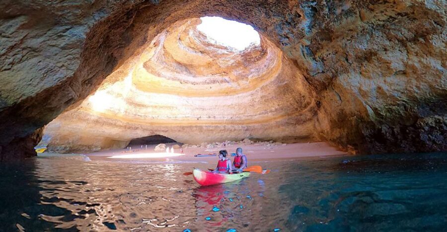 Benagil: Kayaking Adventure in Benagil Caves & Marinha Beach - Gear check and what the included kayak equipment means for you
