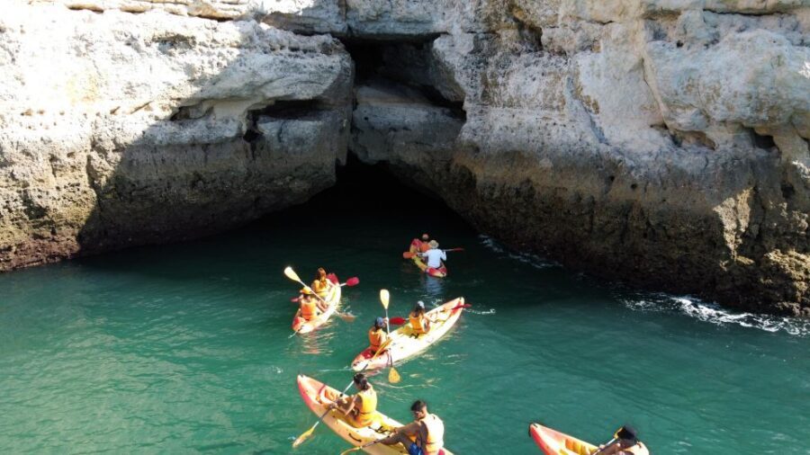 Benagil: Kayaking Adventure in Benagil Caves & Marinha Beach - Beyond Benagil: how Marinha Beach fits into the kayak day