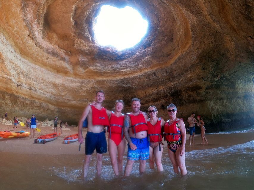 Benagil: Kayaking Adventure in Benagil Caves & Marinha Beach - Group size and the guide’s role: what makes the best tours feel easy