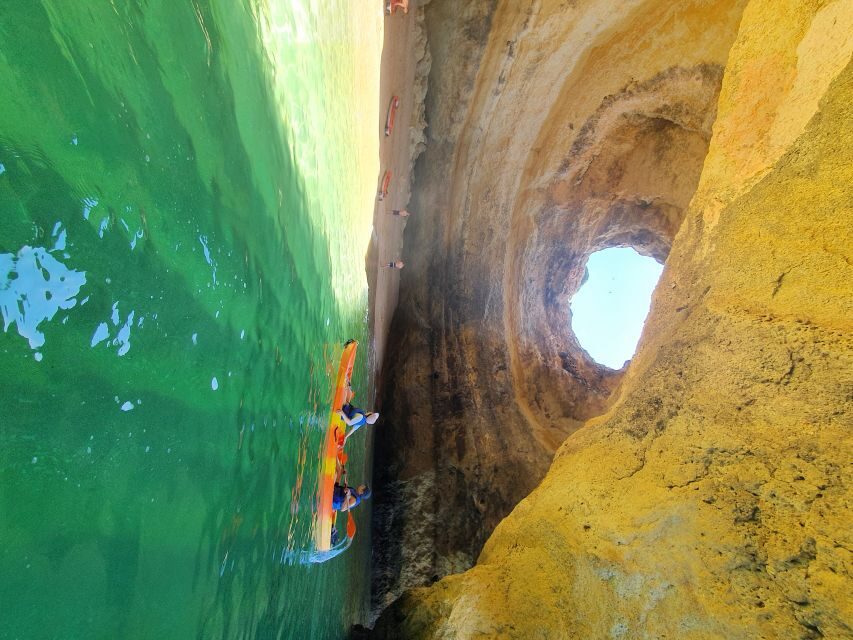 Benagil: Kayaking Tour with a Local Guide - The launch and how the first minutes feel in Praia de Benagil