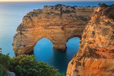Benagil Long Boat tour (From Carvoeiro to Praia da Marinha) - Carvoeiro caves and the Seven Hanging Valleys viewpoint from offshore