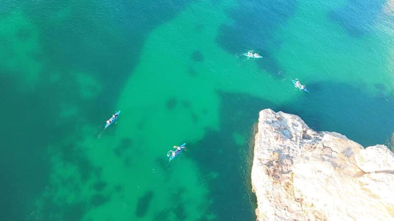 Benagil, Marinha & Albandeira - Kayak w/ Local Guide - What’s included: snacks, water, waterproof kit, and insurance